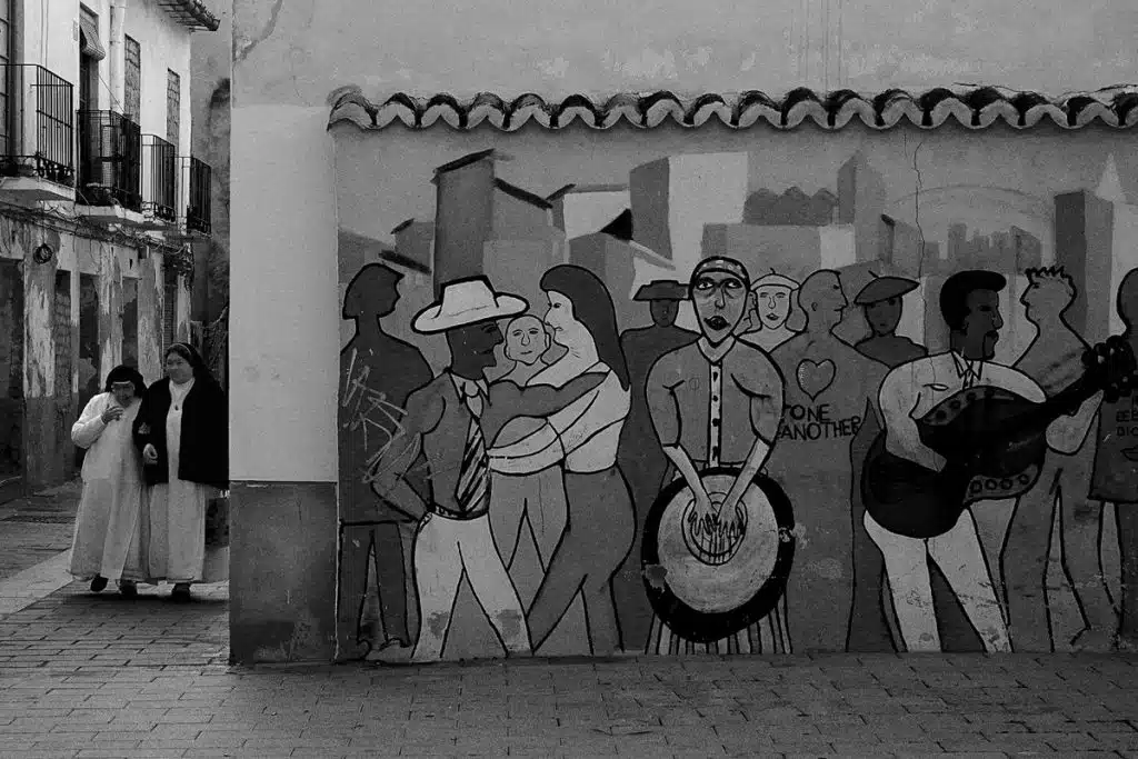 Mural del barrio de La Araña